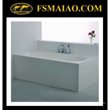Cómoda bañera de superficie sólida independiente de tamaño rectangular (BS-8620)